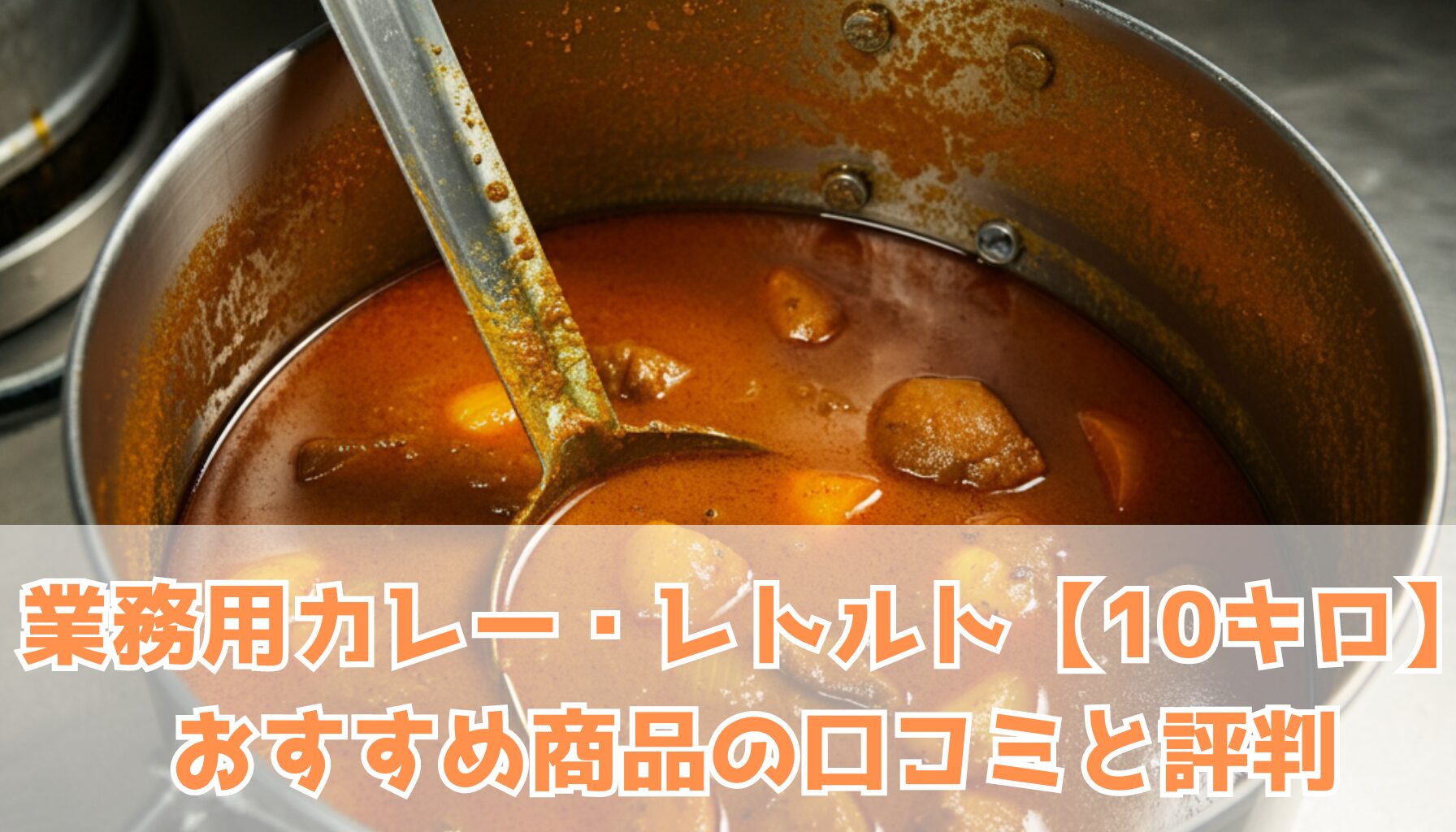 業務用カレーレトルト【10キロ】おすすめ商品の口コミと評判