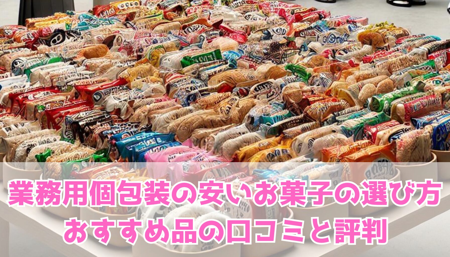 業務用個包装の安いお菓子の選び方｜おすすめ品の口コミと評判